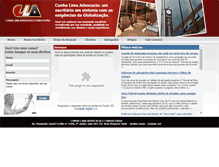 Tablet Screenshot of cunhalima.com.br
